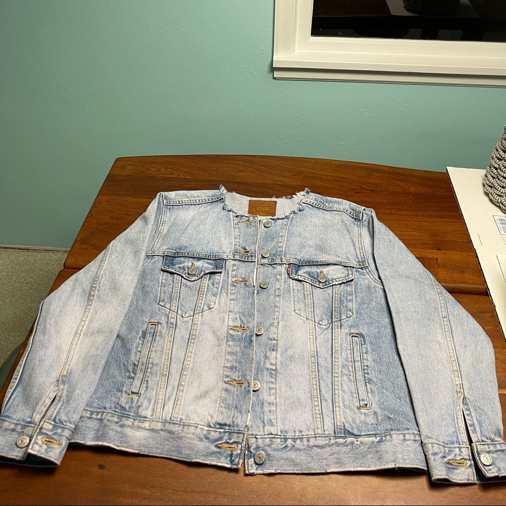 Levi’s Premium Altered Ex-Boyfriend Denim Jacket